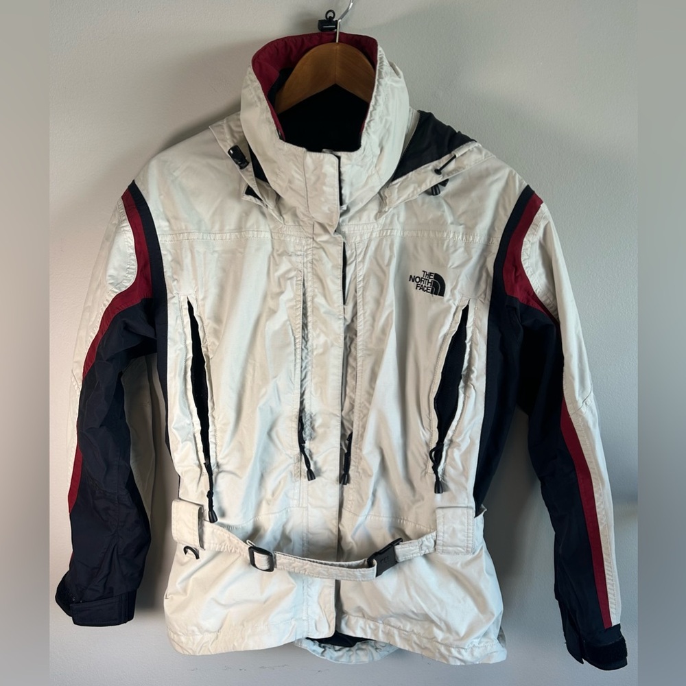 Vintage The North Face Women’s Hyvent Ski Jacket Size M Armpit Venting Zip Hood